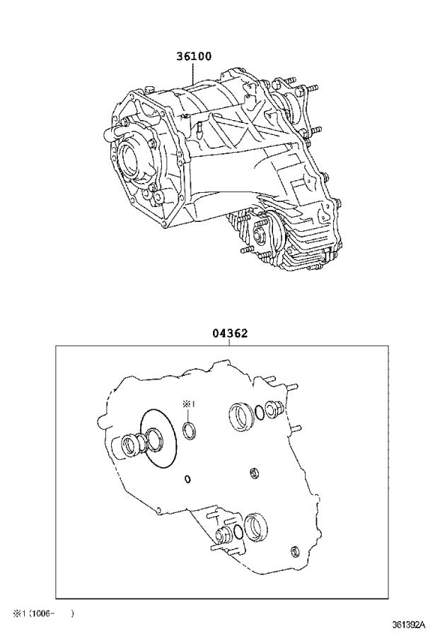 Lexus Lx Transfer Case Drive Wheel Transmission B