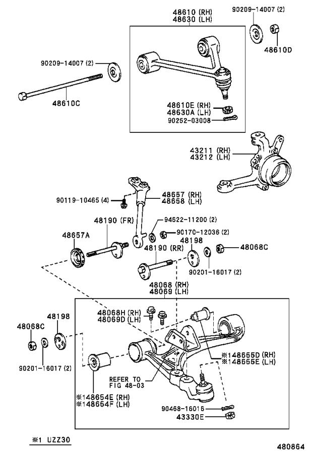 Lexus Gx Luxury Nut Suspension Brakes Genuine