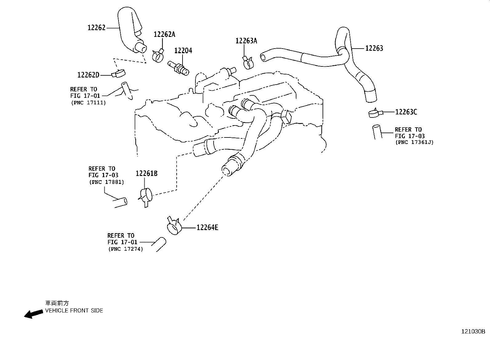 2022 Lexus RC 350 Base Gasket(for ventilation pipe) - 1227338020 ...