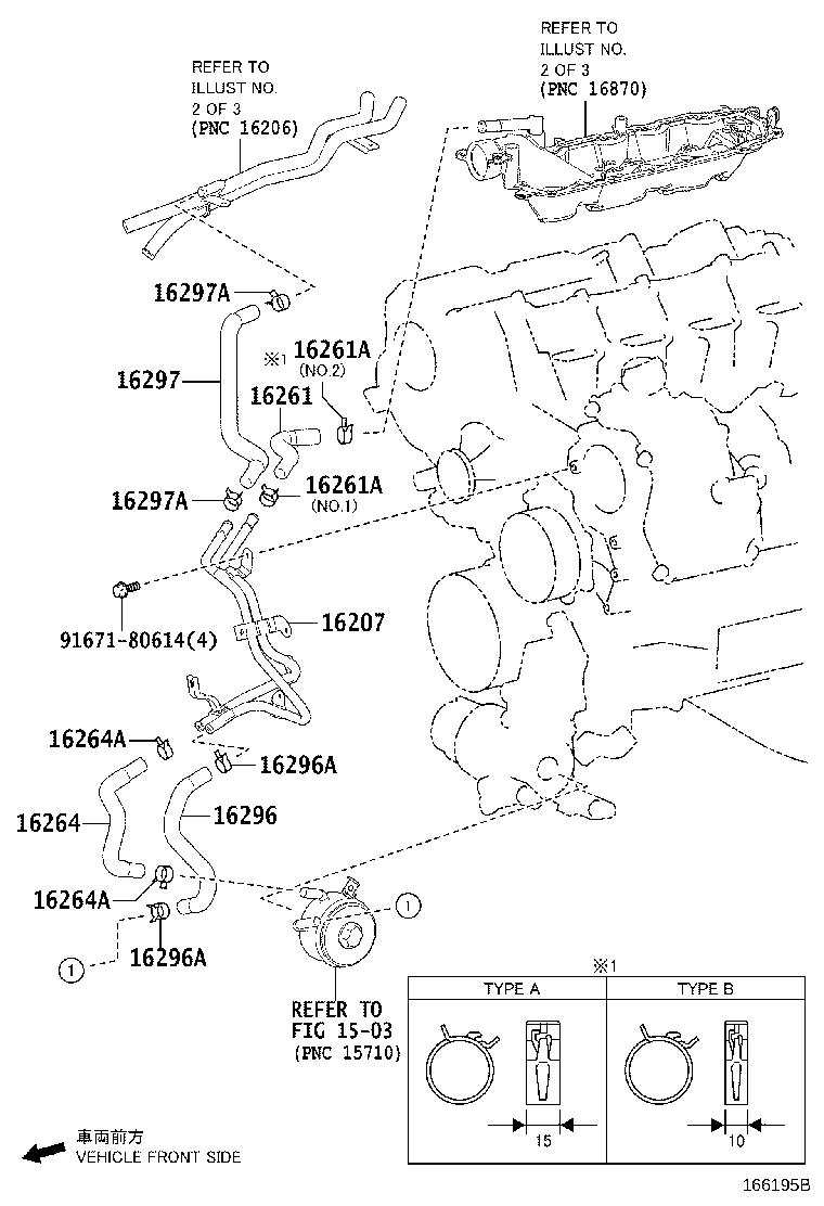 2022 Lexus NX 350h Housing, water inlet. Side, piping, engine ...