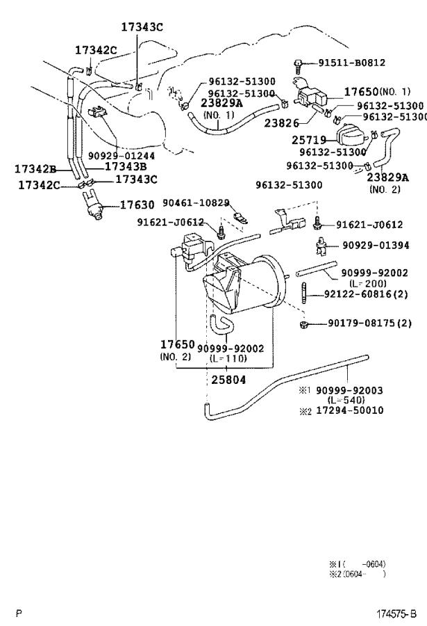 2586050100 - Valve assembly. Vacuum switching; vacuum switching, no. 1