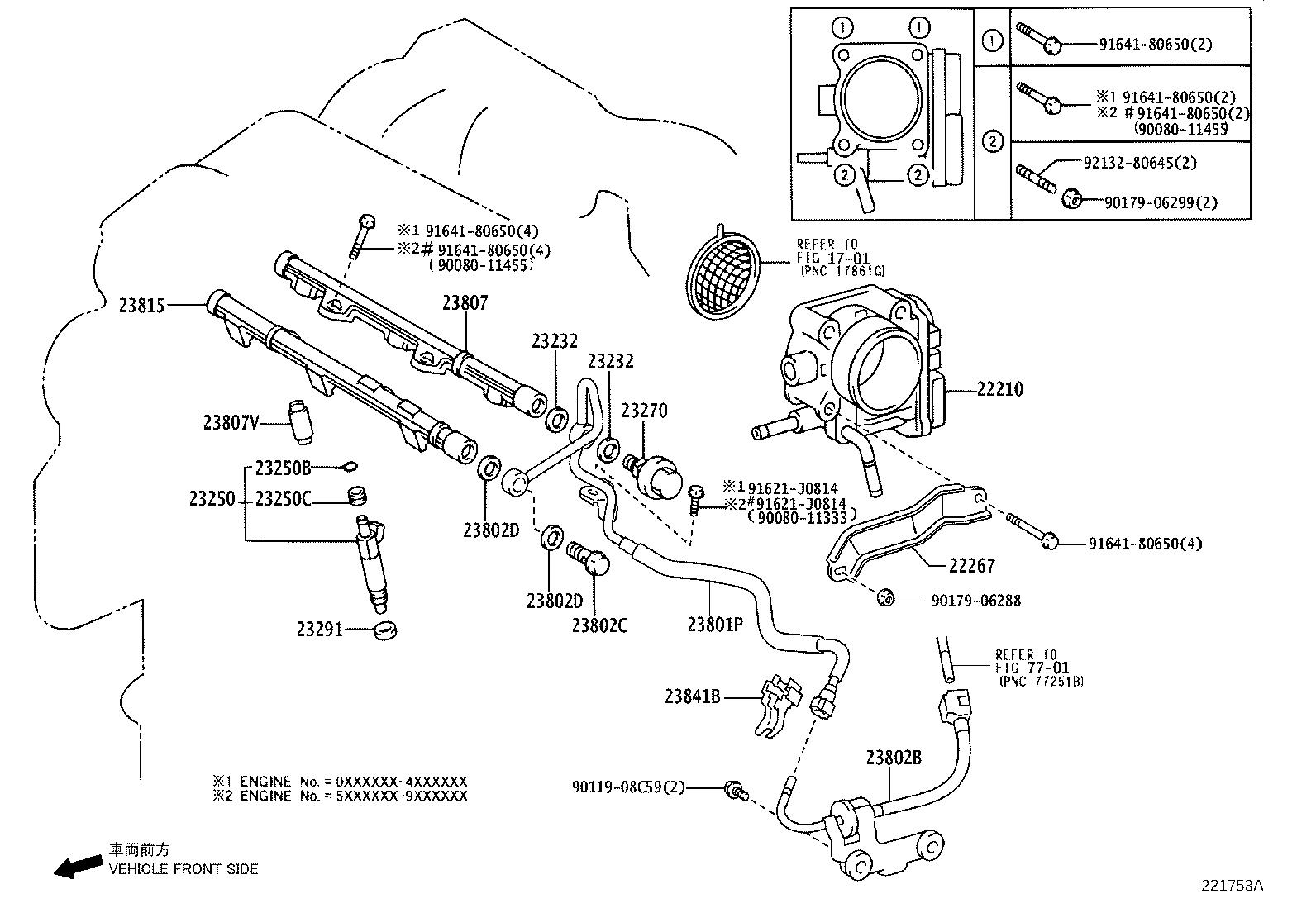 2380120240 Pipe Sub Assembly Fuel No 1 System Injection