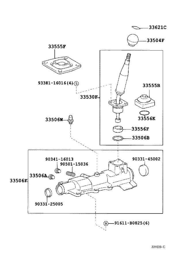 2022 Lexus Gx 460 Luxury Grommet For Transmission Control Rod