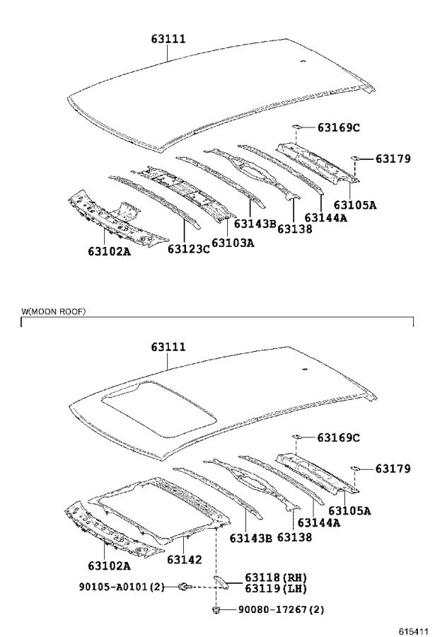 2022 Lexus RX 350 F Sport Seal. Sliding roof; sliding roof, no. 2 ...