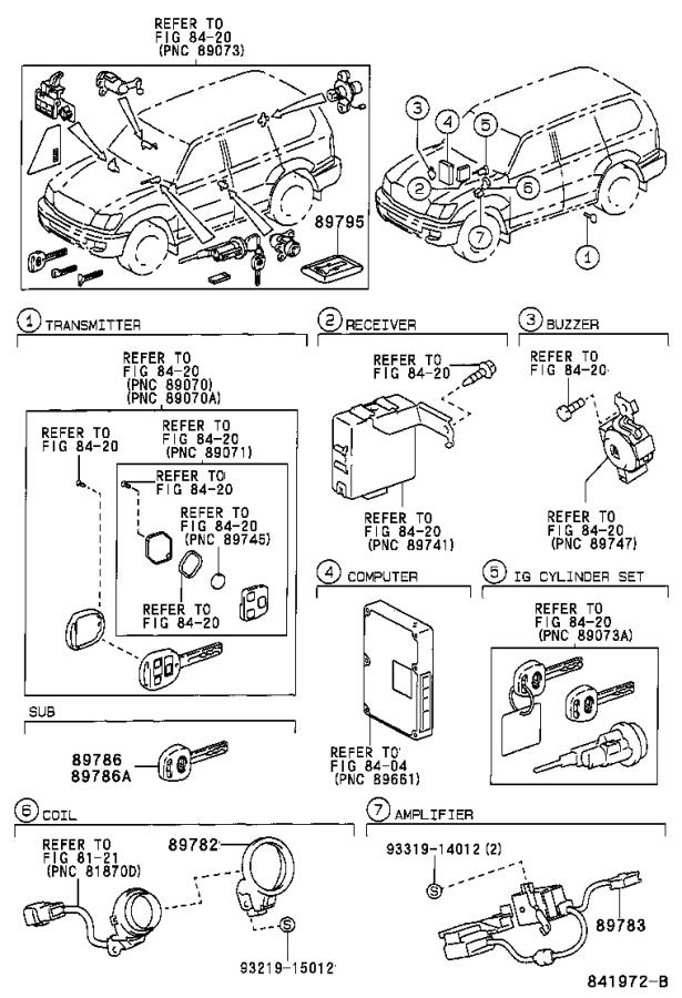 Theft sensor lexus