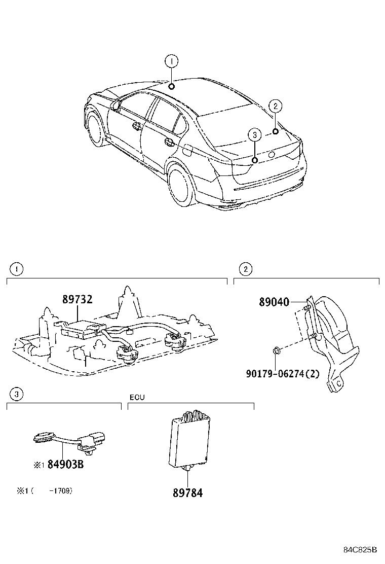 Theft sensor lexus