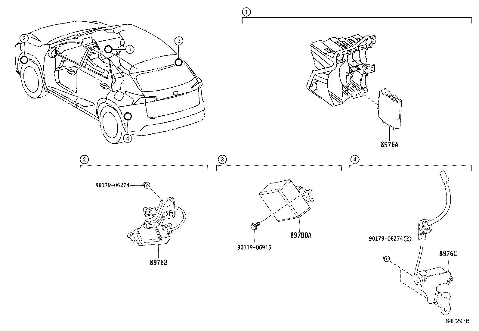 2020 Lexus NX 300h Initiator, tire pressure monitor front ...