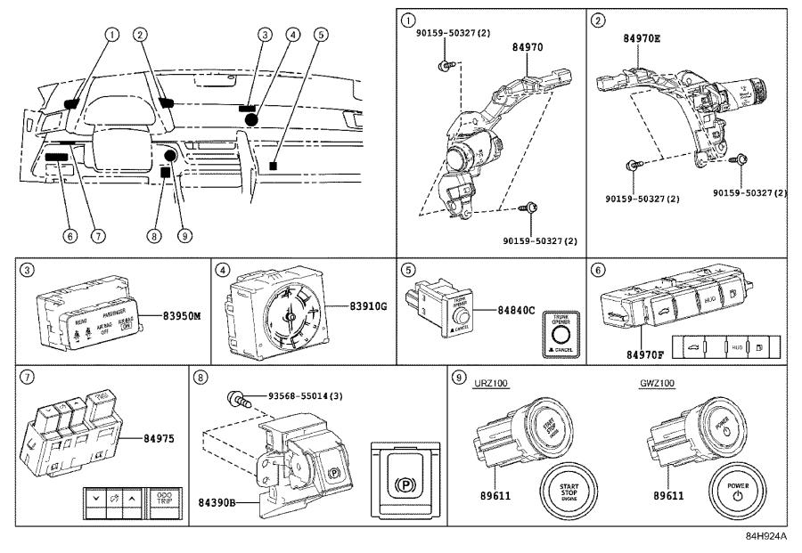 2021 Lexus Lc 500 Multi Purpose Fuse Engine Room Fusible Link Fusible Link 8262008050