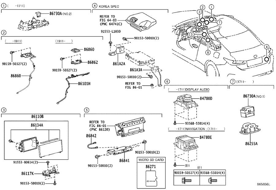 8673048110 - Navigation Microphone. TELEPHONE; TELEPHONE, NO. 2 ...