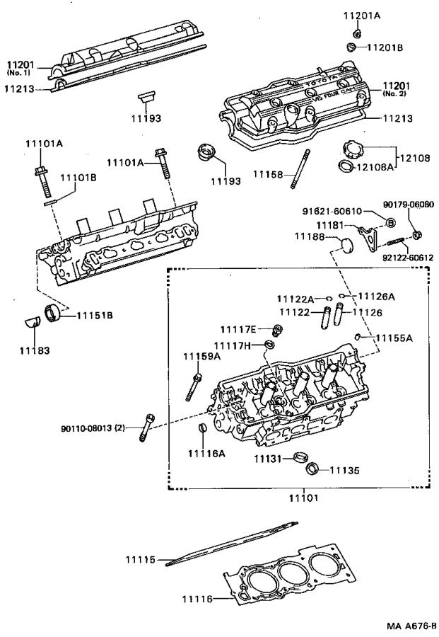 2014 lexus Nut, cap(for cylinder head cover). Engine, door, components ...