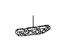 5253653011 Retainer Front Bumper Side Left Stay