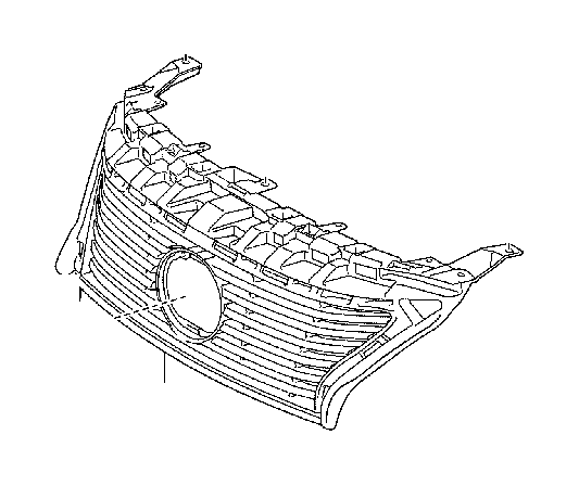 5311106850 Grille Radiator Req Paint Genuine Lexus Part