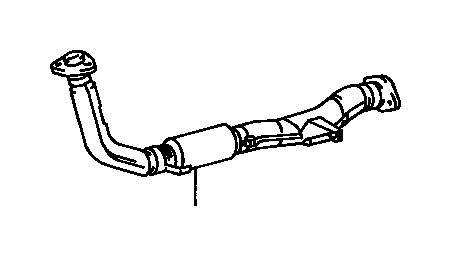1741020040 - Catalytic Converter (Front) - Genuine Lexus Part