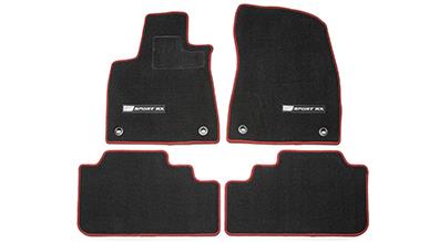 2020 Lexus RX 350 Carpet Floor Mats, Black With Red Serging ...