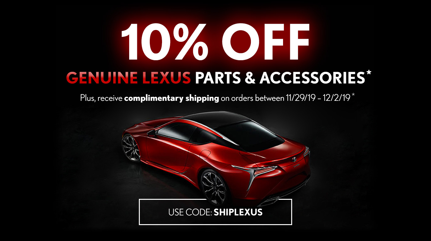 Lexus Black Friday and Cyber Monday 2019